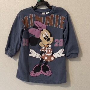 💗 Disney Minnie Mouse Sweater Dress – Size 2T